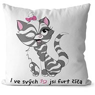 Impar pillow You are a kitty age 19 - Pillow