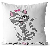 Impar pillow You are a kitty age 23 - Pillow