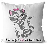 Impar pillow You are a kitty age 26 - Pillow