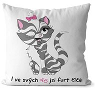 Impar pillow You are a kitty age 46 - Pillow