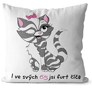 Impar pillow You are a kitty age 65 - Pillow