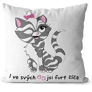 Impar pillow You are a kitty age 85 - Pillow