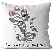 Impar pillow You are a kitty age 90 - Pillow