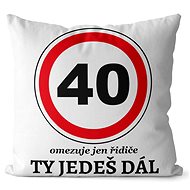 Impar Pillow You keep going age 40 - Pillow