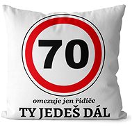 Impar Pillow You keep going age 70 - Pillow