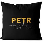 Impar pillow golden male. name Petr - Pillow