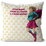 Imparpolštář Supermáma - Barva vlasů=Hnědá - Polštář
