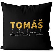 Impar pillow golden male. name Tomas - Pillow