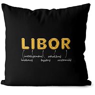 Impar pillow golden male name Libor - Pillow