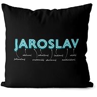 Impar pillow neon male name Jaroslav - Pillow