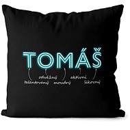 Impar pillow neon male name Tomas - Pillow