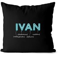 Impar pillow neon male name Ivan - Pillow