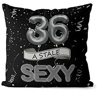 Impar pillow black Still sexy age 36 - Pillow
