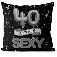 Impar pillow black Still sexy age 40 - Pillow