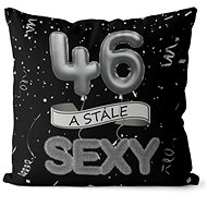 Impar pillow black Still sexy age 46 - Pillow