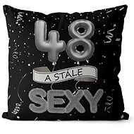 Impar pillow black Still sexy age 48 - Pillow