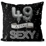 Impar pillow black Still sexy age 49 - Pillow