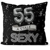 Impar pillow black Still sexy age 55 - Pillow