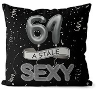 Impar pillow black Still sexy age 61 - Pillow