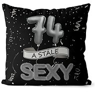 Impar pillow black Still sexy age 74 - Pillow