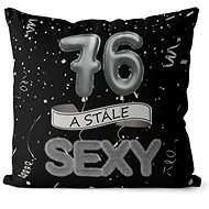 Impar pillow black Still sexy age 76 - Pillow