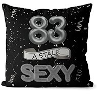 Impar pillow black Still sexy age 83 - Pillow