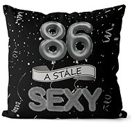 Impar pillow black Still sexy age 86 - Pillow