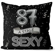 Impar pillow black Still sexy age 87 - Pillow