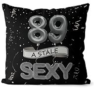 Impar pillow black Still sexy age 89 - Pillow