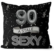 Impar pillow black Still sexy age 90 - Pillow