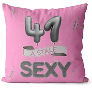 Impar Pillow Pink Still Sexy Age 41 - Pillow