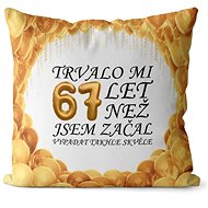 Impar pillow It took me 67 years - Pillow