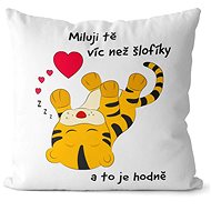 Pillow I love you more 40 × 40 cm - Pillow