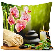 Impar pillow Flowers with stones - Pillow