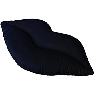 IMPAR Pillow black lips 52 × 27 cm - Pillow