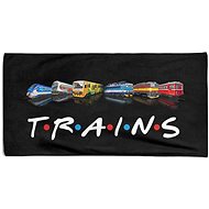 IMPAR Osuška Trains - 100 × 170 cm - Bath Towel