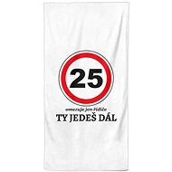 IMPAR Ty jedeš dál 25 - let – 70 × 140 cm - Bath Towel