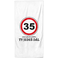 IMPAR Ty jedeš dál 35 - let – 70 × 140 cm - Bath Towel