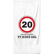 IMPAR Ty jedeš dál 20 - let – 100 × 170 cm   - Bath Towel
