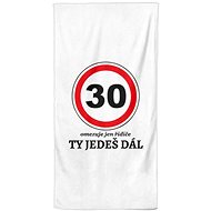 IMPAR Ty jedeš dál 30 - let – 100 × 170 cm   - Bath Towel