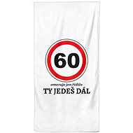 IMPAR Ty jedeš dál 60 - let – 100 × 170 cm   - Bath Towel