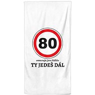 IMPAR Ty jedeš dál 80 - let – 100 × 170 cm   - Bath Towel