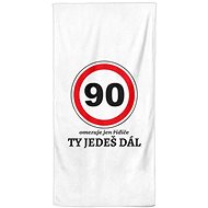 IMPAR Ty jedeš dál 90 - let – 100 × 170 cm   - Bath Towel