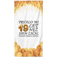 IMPAR Trvalo mi 19 let – 70 × 140 cm - Bath Towel