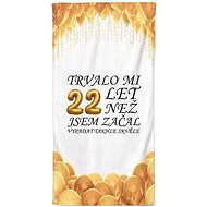 IMPAR Trvalo mi 22 let – 70 × 140 cm - Bath Towel