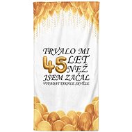 IMPAR Trvalo mi 45 let – 70 × 140 cm - Bath Towel
