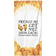 IMPAR Trvalo mi 47 let – 70 × 140 cm - Bath Towel
