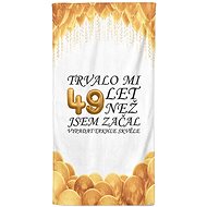 IMPAR Trvalo mi 49 let – 70 × 140 cm - Bath Towel