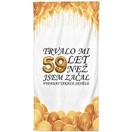 IMPAR Trvalo mi 59 let – 70 × 140 cm - Bath Towel
