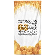 IMPAR Trvalo mi 63 let – 70 × 140 cm - Bath Towel